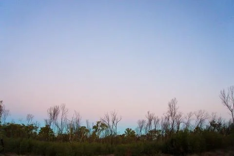 Sunset with colour Stock Photos