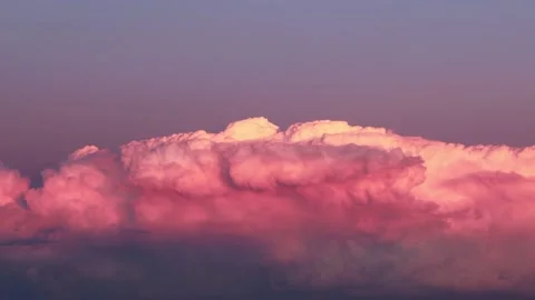 Sunset coloured clouds Stock Footage 165402603