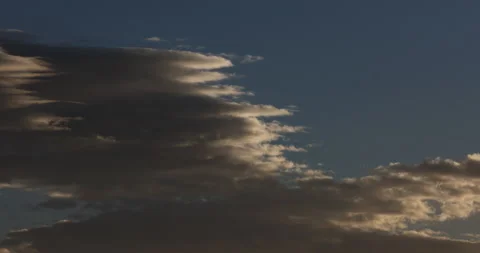 Sunset colourful clouds 4k Stock Footage 145870600