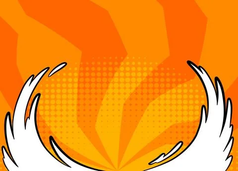 Sunset comic background. Bright pop art with halftone color. Comics book cartoon Stock Illustration