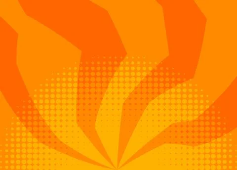 Sunset comic background. Bright pop art with halftone color. Comics book cartoon 스톡 일러스트