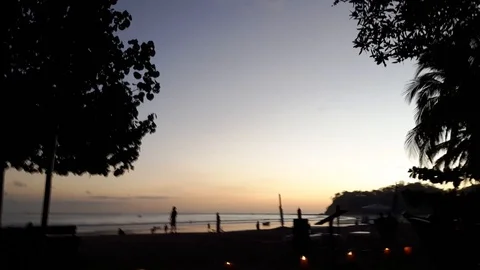 Sunset community Stock Footage 126731327