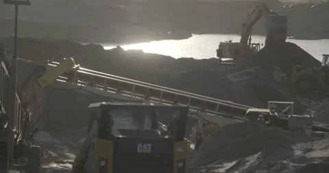 Sunset Construction01 Stock Footage 157593963