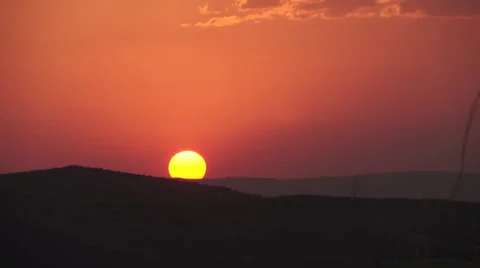 Sunset in Consuegra, Spain Video stock 25560312