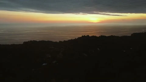 Sunset In Costa Rica Stock Footage 168811596