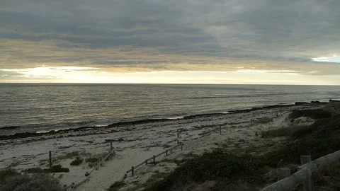 Sunset Cottesloe Beach, Perth, Australia Video stock 93580145