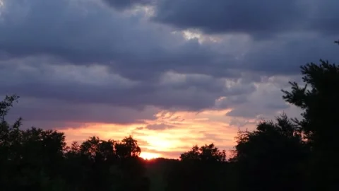 Sunset of country fields 스톡 동영상 198522839