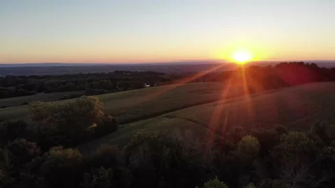 Sunset in the Country Video stock 145938614