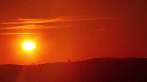 Sunset countryside 動画素材 48896556