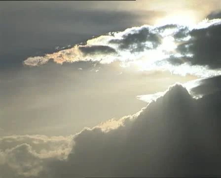 SUNSET covered by clouds Video stock 11401356