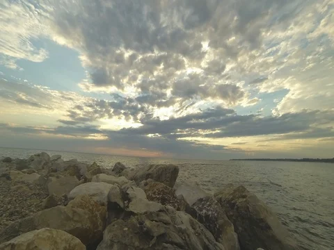 Sunset in croatia Stock Footage 77511502