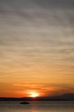 Sunset in Croatia Stock Photos