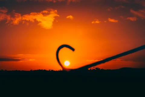 Sunset at the Crooked Gate Stock Photos