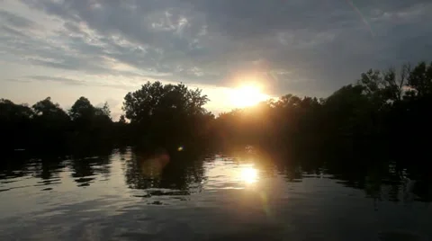 Sunset cruise #2 Stock Footage