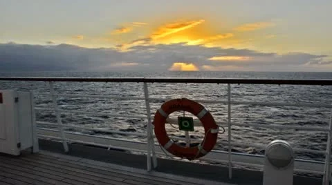 Sunset from a cruise 스톡 동영상 10710739