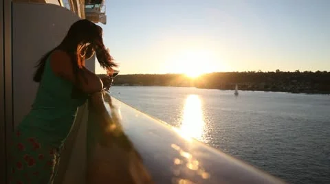Sunset Cruise Video stock 20770794