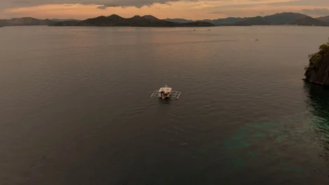 Sunset Cruise Stock Footage 108258099