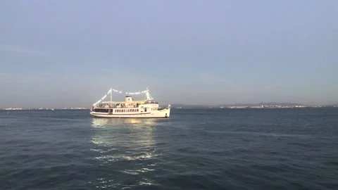 Sunset cruise party Stock Footage 197464148