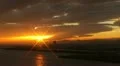 sunset from a cruise ship HD Footage