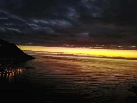 Sunset Dark Colors 写真素材