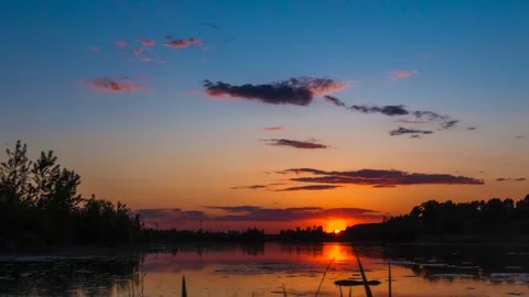 Sunset Delay Sunset DelayUrban Sunset Stock Footage 273534124