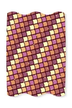 Sunset desert dusk decorative backdrop with rhythmic axis plus texture pattern a Stock Illustration