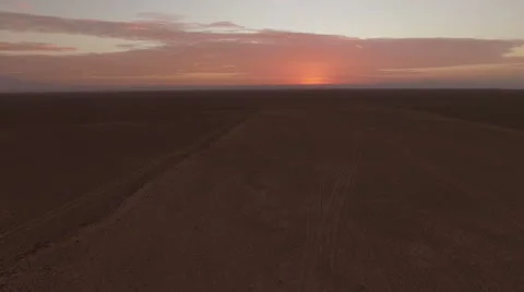 Sunset in the desert Vídeos de archivo 62759812