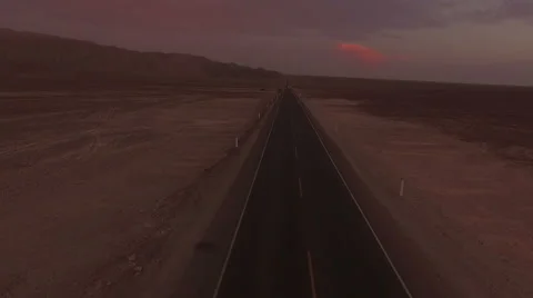 Sunset in the desert Stock Footage 62759881