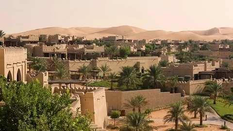 Sunset in the desert Stock Footage 70142176