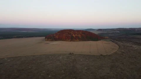Sunset in the desert. Stock Footage 163847756