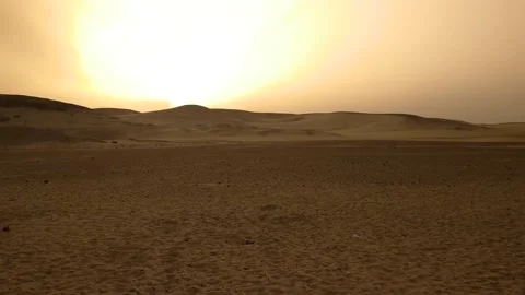 Sunset in the desert 스톡 동영상 170759060