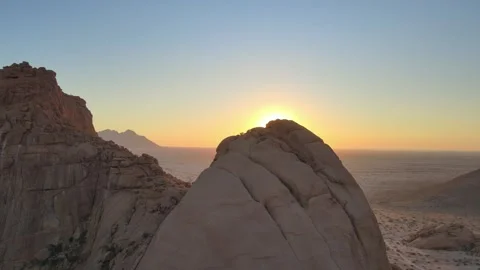 Sunset in the Desert Stock Footage 276593766