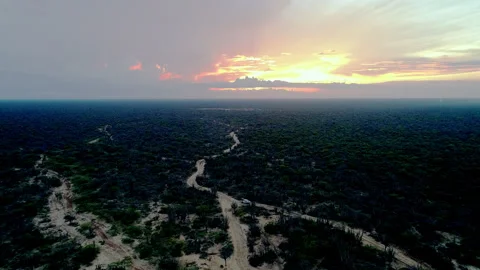 Sunset in the desert Guajira Video stock 262811886