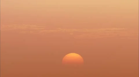 Sunset - Desert View Video stock 12676261