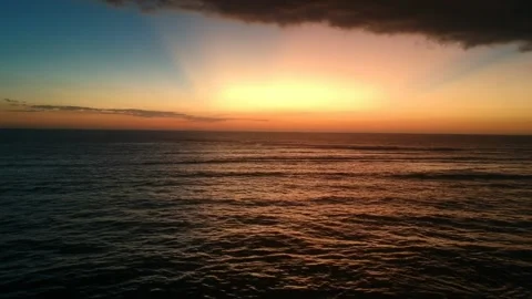 SUNSET DJI SPARK SHOT Video stock 225447629