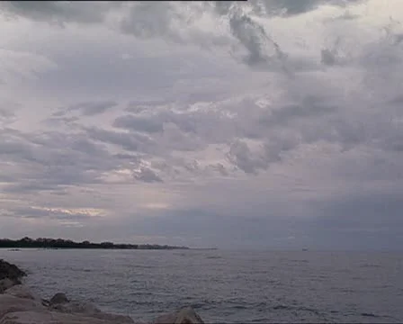 SUNSET on the dock 動画素材 12714365