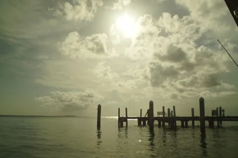 Sunset Dock Timelapse 4.5K Stock Footage 39679116
