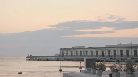 Sunset at Docks Video stock 249405945