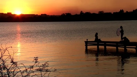 Sunset at Dom Bosco Stock Footage 115728298