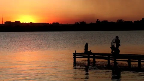 Sunset at Dom Bosco Video stock 115728398