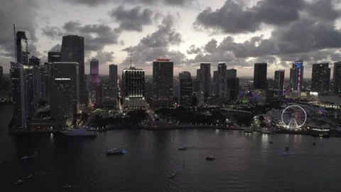 Sunset at Downtown Miami 動画素材 232537226
