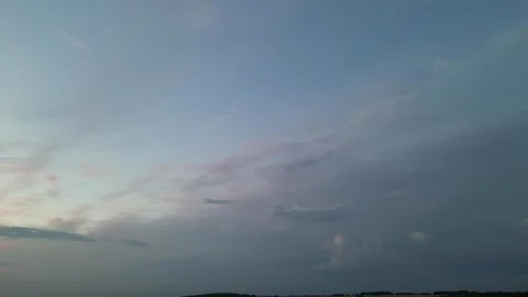 Sunset Dramatic Sky and Clouds over United Kingdom Stock Footage 337800281