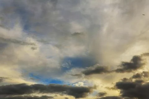 Sunset dramatic sky clouds cloud cloudscape 写真素材