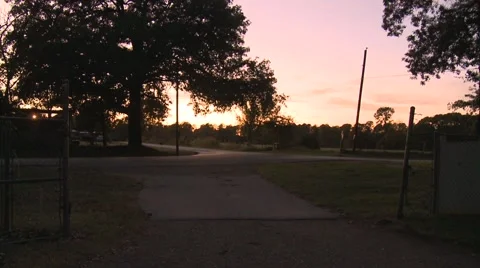 Sunset drive Stock Footage 922313