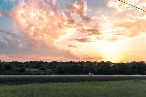 Sunset Drive Stock Photos