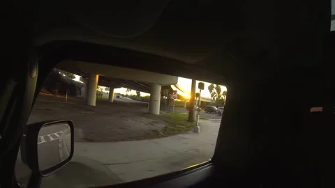 Sunset Drive Tampa Bay Intersection Overpass Stock-Footage 211412600