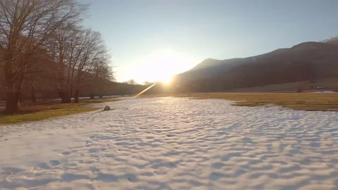 Sunset with drone Vidéo 150114080