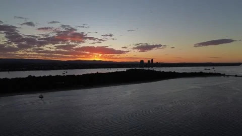 Sunset Drone Video - Parte 9 Video stock 278974452