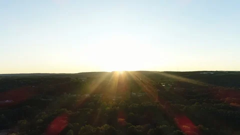 Sunset drop Video stock 96664410