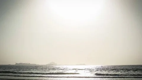 Sunset in Dubai city, UAE Stock Footage 70430337